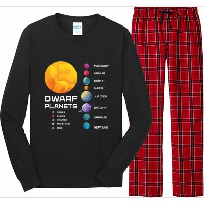 Dwarf Planets Space Astronaut Galaxy Mars Earth Venus Mercury Jupiter Long Sleeve Pajama Set