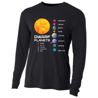 Dwarf Planets Space Astronaut Galaxy Mars Earth Venus Mercury Jupiter Cooling Performance Long Sleeve Crew