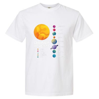 Dwarf Planets Space Astronaut Galaxy Mars Earth Venus Mercury Jupiter Garment-Dyed Heavyweight T-Shirt