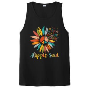 Daisy Peace Sign Hippie Soul Flower Lovers Gifts PosiCharge Competitor Tank