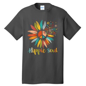 Daisy Peace Sign Hippie Soul Flower Lovers Gifts Tall T-Shirt