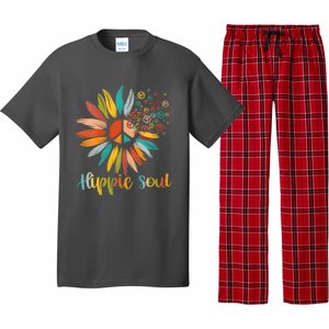 Daisy Peace Sign Hippie Soul Flower Lovers Gifts Pajama Set