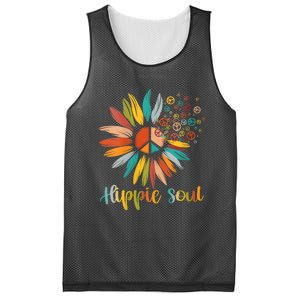 Daisy Peace Sign Hippie Soul Flower Lovers Gifts Mesh Reversible Basketball Jersey Tank