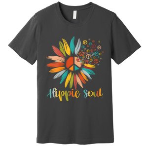 Daisy Peace Sign Hippie Soul Flower Lovers Gifts Premium T-Shirt