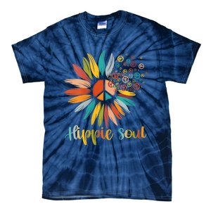 Daisy Peace Sign Hippie Soul Flower Lovers Gifts Tie-Dye T-Shirt