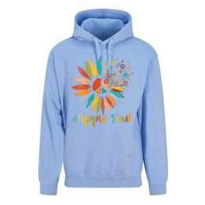 Daisy Peace Sign Hippie Soul Flower Lovers Gifts Unisex Surf Hoodie