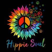 Daisy Peace Sign Hippie Soul Retro Hippie Flower Lovers Impact Tech Backpack