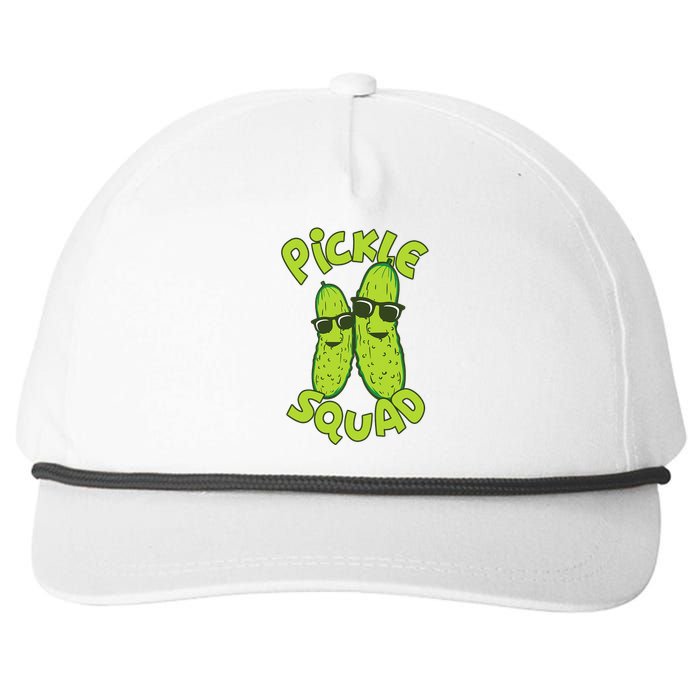 Dill Pickle Squad Pickle Squad Snapback Five-Panel Rope Hat