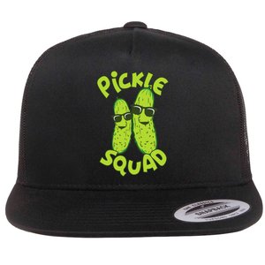 Dill Pickle Squad Pickle Squad Flat Bill Trucker Hat