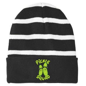 Dill Pickle Squad Pickle Squad Striped Beanie with Solid Band