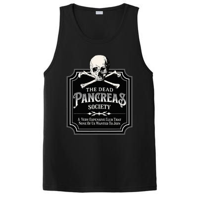 Dead Pancreas Society Type One Diabetes T1d Awareness Skull PosiCharge Competitor Tank