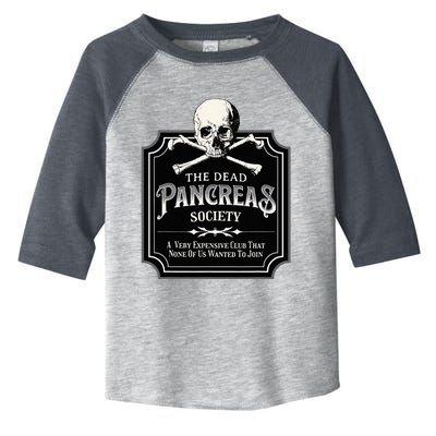 Dead Pancreas Society Type One Diabetes T1d Awareness Skull Toddler Fine Jersey T-Shirt