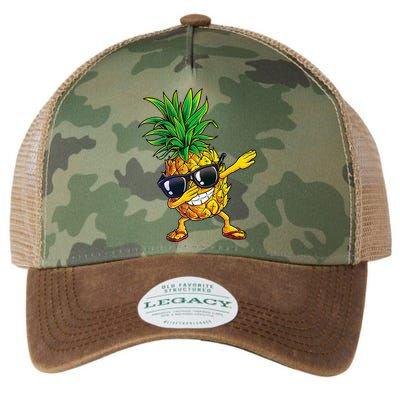 Dabbing Pineapple Sunglasses Aloha Beaches Hawaii Hawaiian Legacy Tie Dye Trucker Hat
