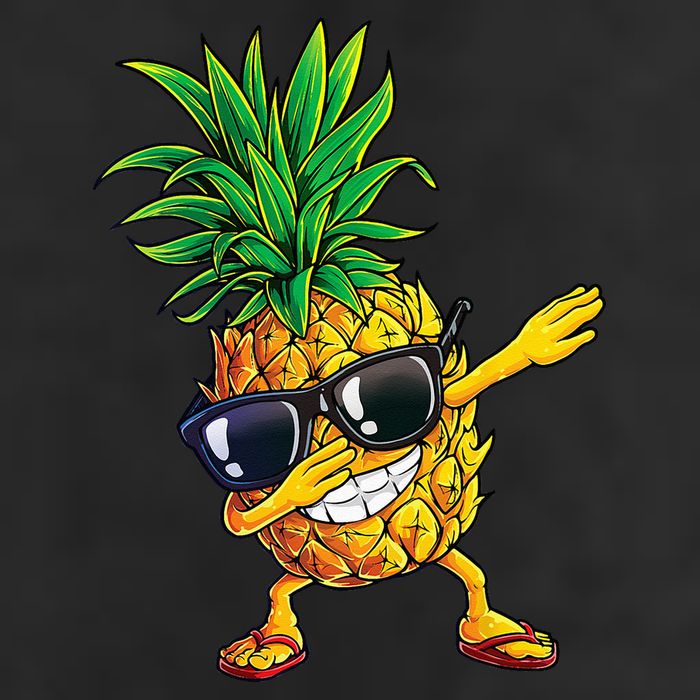 Dabbing Pineapple Sunglasses Aloha Beaches Hawaii Hawaiian 7 Panel Mesh Trucker Snapback Hat