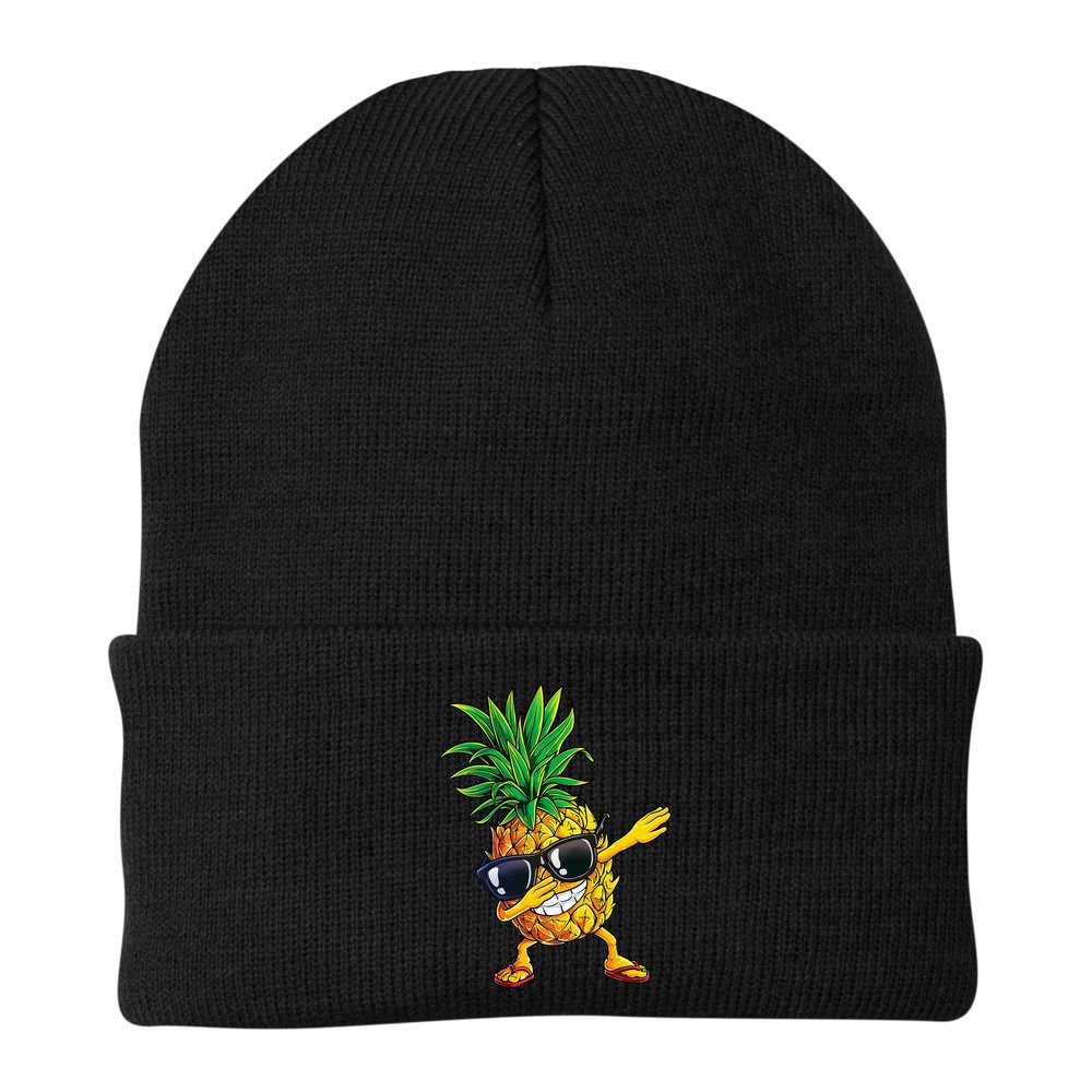 Dabbing Pineapple Sunglasses Aloha Beaches Hawaii Hawaiian Beanie