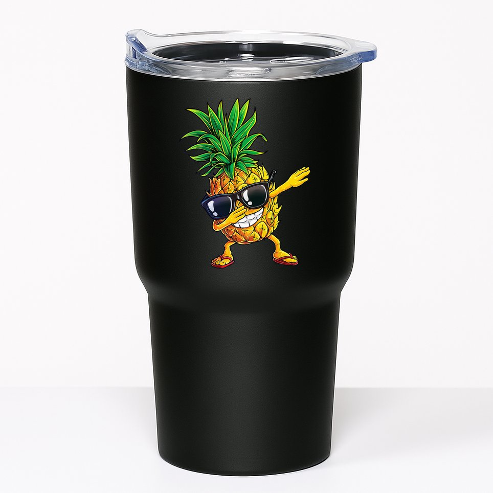 Dabbing Pineapple Sunglasses Aloha Beaches Hawaii Hawaiian Tumbler