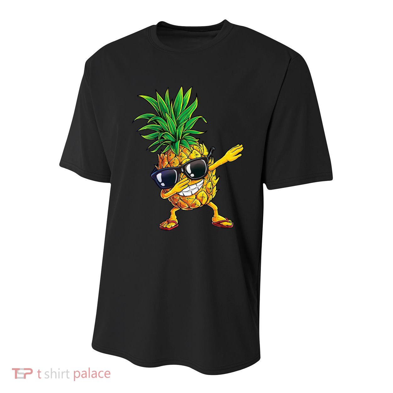Dabbing Pineapple Sunglasses Aloha Beaches Hawaii Hawaiian Youth Performance Sprint T-Shirt