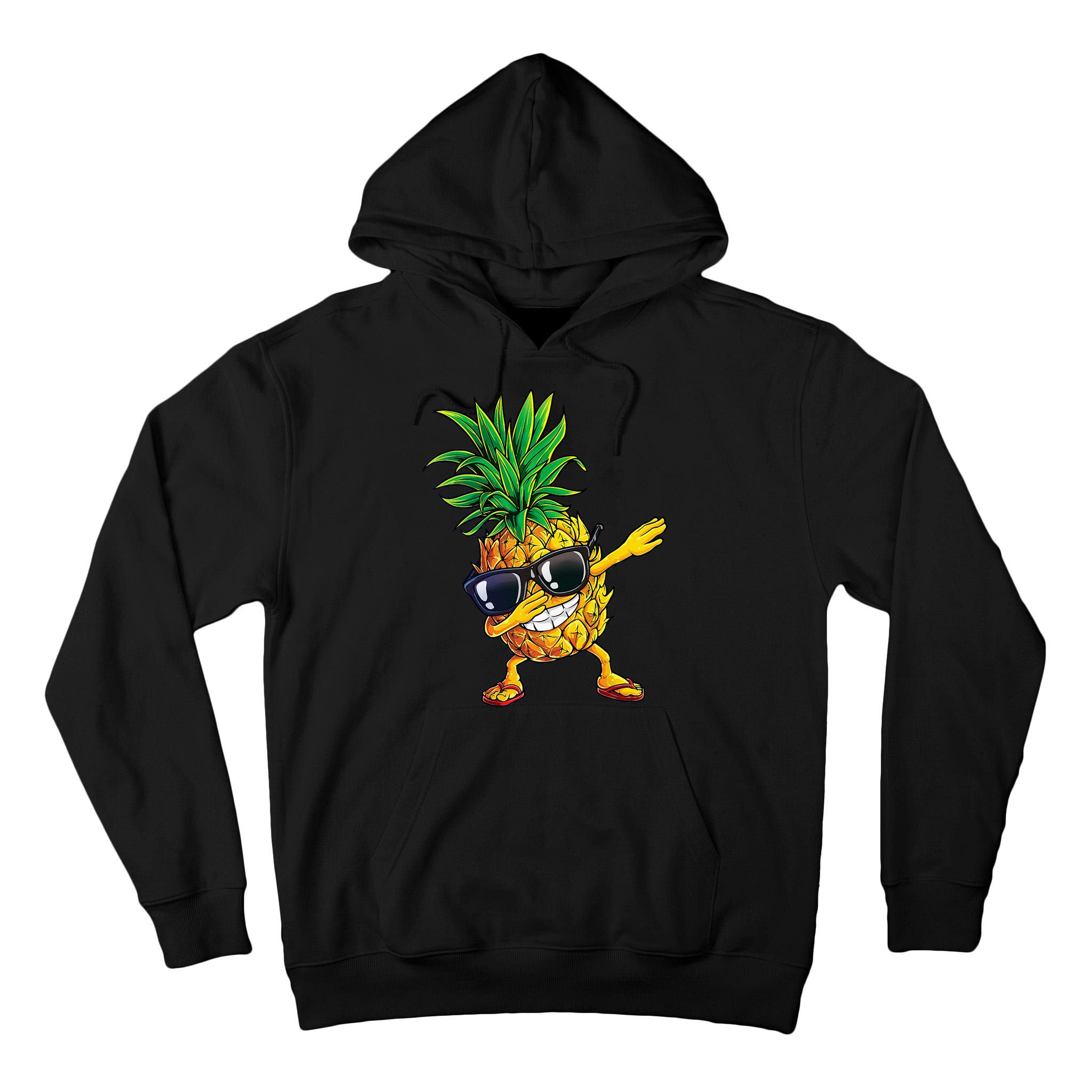Dabbing Pineapple Sunglasses Aloha Beaches Hawaii Hawaiian Tall Hoodie