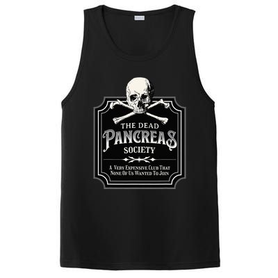 Dead Pancreas Society Type One Diabetes T1D Awareness Skull PosiCharge Competitor Tank