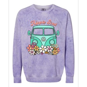 Daisy Peace Sign Hippie Soul Flower Lovers Gifts Colorblast Crewneck Sweatshirt