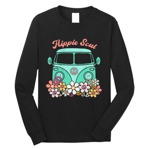 Daisy Peace Sign Hippie Soul Flower Lovers Gifts Long Sleeve Shirt