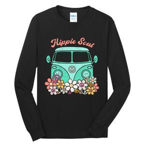 Daisy Peace Sign Hippie Soul Flower Lovers Gifts Tall Long Sleeve T-Shirt