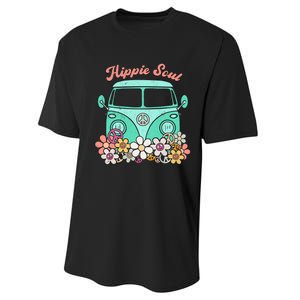 Daisy Peace Sign Hippie Soul Flower Lovers Gifts Performance Sprint T-Shirt