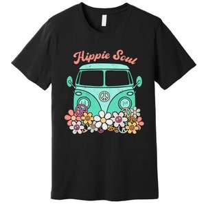 Daisy Peace Sign Hippie Soul Flower Lovers Gifts Premium T-Shirt