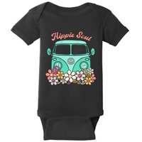 Daisy Peace Sign Hippie Soul Flower Lovers Gifts Baby Bodysuit