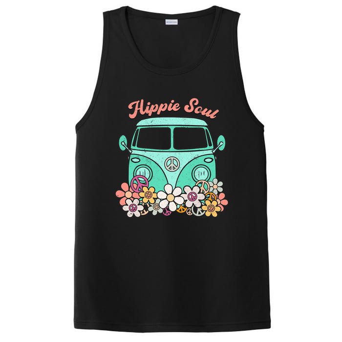 Daisy Peace Sign Hippie Soul Flower Lovers Gifts PosiCharge Competitor Tank