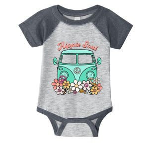 Daisy Peace Sign Hippie Soul Flower Lovers Gifts Infant Baby Jersey Bodysuit