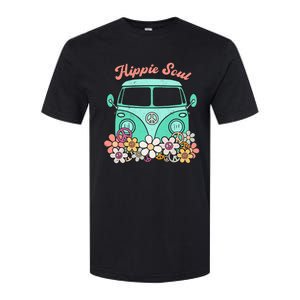 Daisy Peace Sign Hippie Soul Flower Lovers Gifts Softstyle CVC T-Shirt