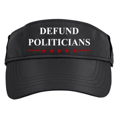 Defund Politicians Simple Logo Adult Drive Performance Visor