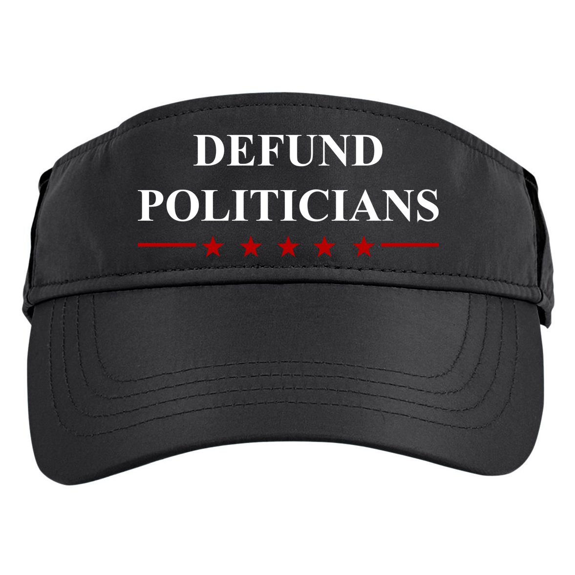 Defund Politicians Simple Logo Adult Drive Performance Visor