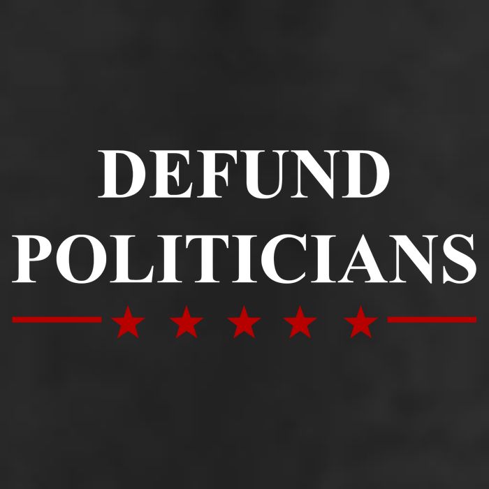 Defund Politicians Simple Logo Adult Drive Performance Visor