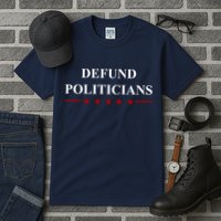 Defund Politicians Simple Logo Tall T-Shirt