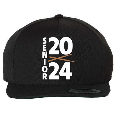 Drum Player Senior Class Of 2024 Marching Band Student Wool Snapback Cap