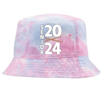 Drum Player Senior Class Of 2024 Marching Band Student Tie-Dyed Bucket Hat