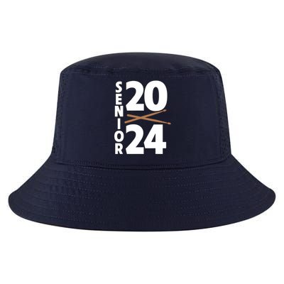 Drum Player Senior Class Of 2024 Marching Band Student Cool Comfort Performance Bucket Hat