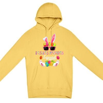 Daycare Provider Squad Costume Bunny Sunglasses Easter Eggs Premium Pullover Hoodie