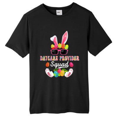 Daycare Provider Squad Costume Bunny Sunglasses Easter Eggs Tall Fusion ChromaSoft Performance T-Shirt