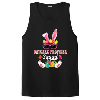 Daycare Provider Squad Costume Bunny Sunglasses Easter Eggs PosiCharge Competitor Tank