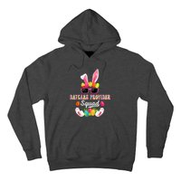 Daycare Provider Squad Costume Bunny Sunglasses Easter Eggs Hoodie