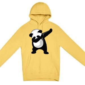 Dabbing Panda Shirts Cute Animal Giant Panda Bear Dab Dance Premium Pullover Hoodie