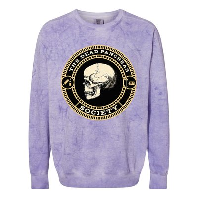 Dead Pancreas Society Type One Diabetes T1D Awareness Skull Colorblast Crewneck Sweatshirt