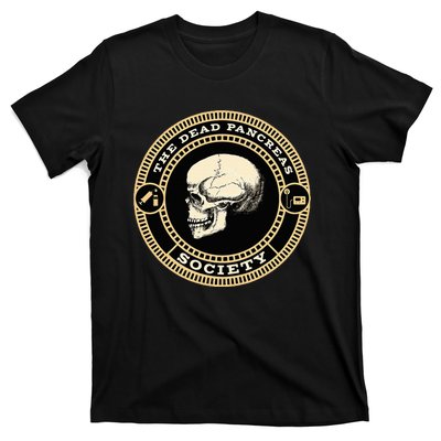 Dead Pancreas Society Type One Diabetes T1D Awareness Skull T-Shirt