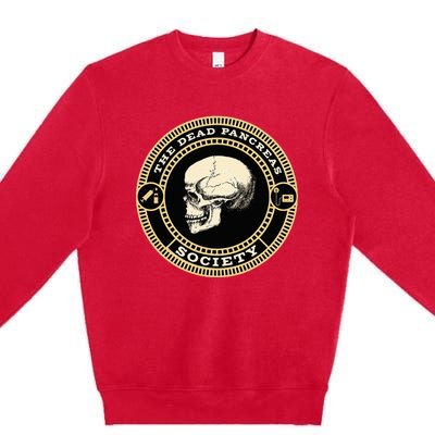 Dead Pancreas Society Type One Diabetes T1D Awareness Skull Premium Crewneck Sweatshirt