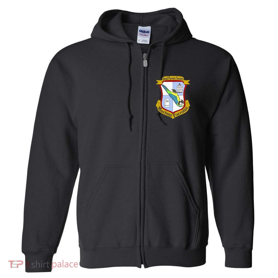 Dead Parrot Sketch Cage Full Zip Hoodie