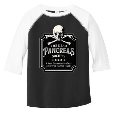 Dead Pancreas Society Type One Diabetes T1D Awareness Skull Toddler Fine Jersey T-Shirt