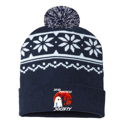 Dead Pancreas Society Diabetes Awareness Funny Diabetic USA-Made Snowflake Beanie